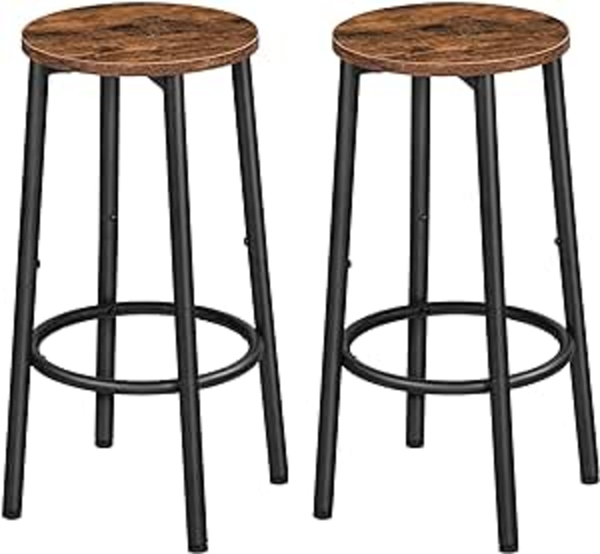 RRP £49.83 HOOBRO Bar Stools Set of 2