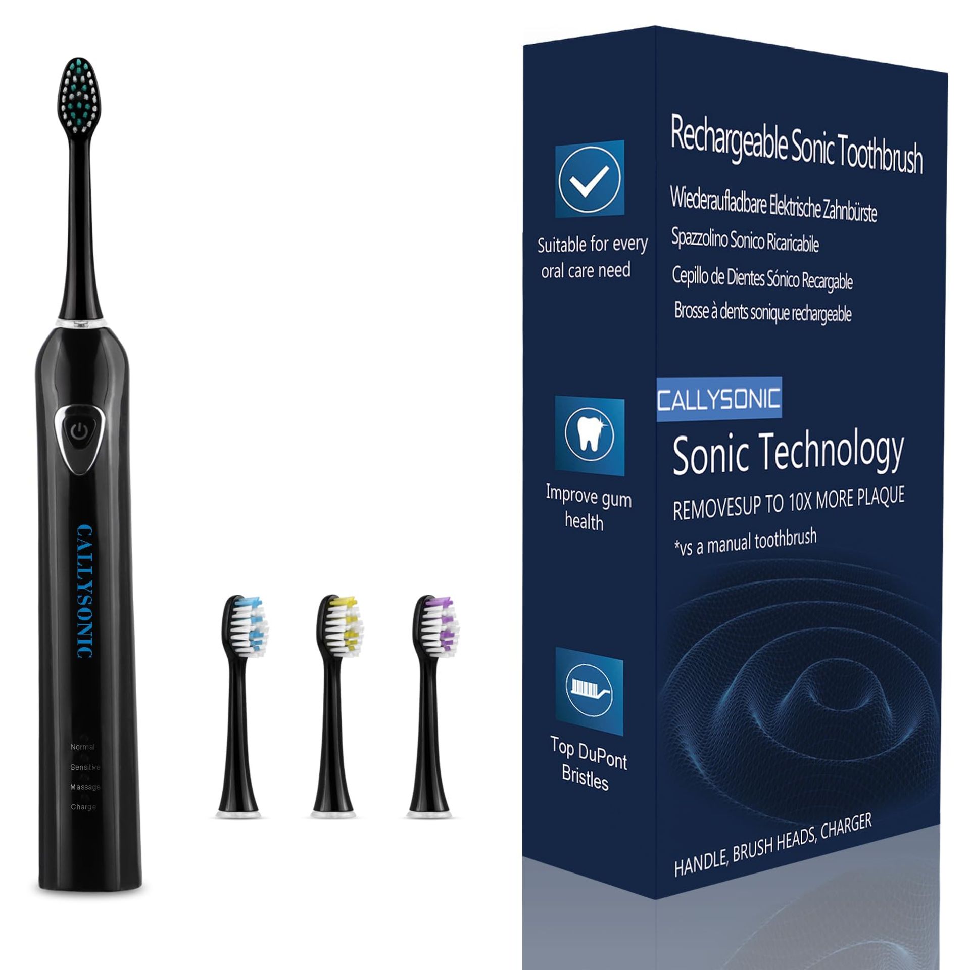 RRP £34.24 BRAND NEW STOCK CallySonic Sonic Toothbrush for Adults