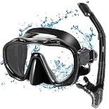 RRP £22.30 KUYOU Premium Snorkel Set