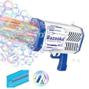 RRP £18.26 Bubble Gun Bazooka Rocket Automatic Blower Machine