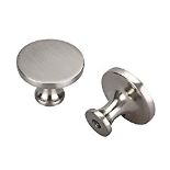 RRP £24.67 LONTAN 10 Pack Brushed Nickel Door Knobs Kitchen Door