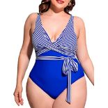 RRP £32.59 HYSENM Swimming Costume Women Plus Size Swimwear for