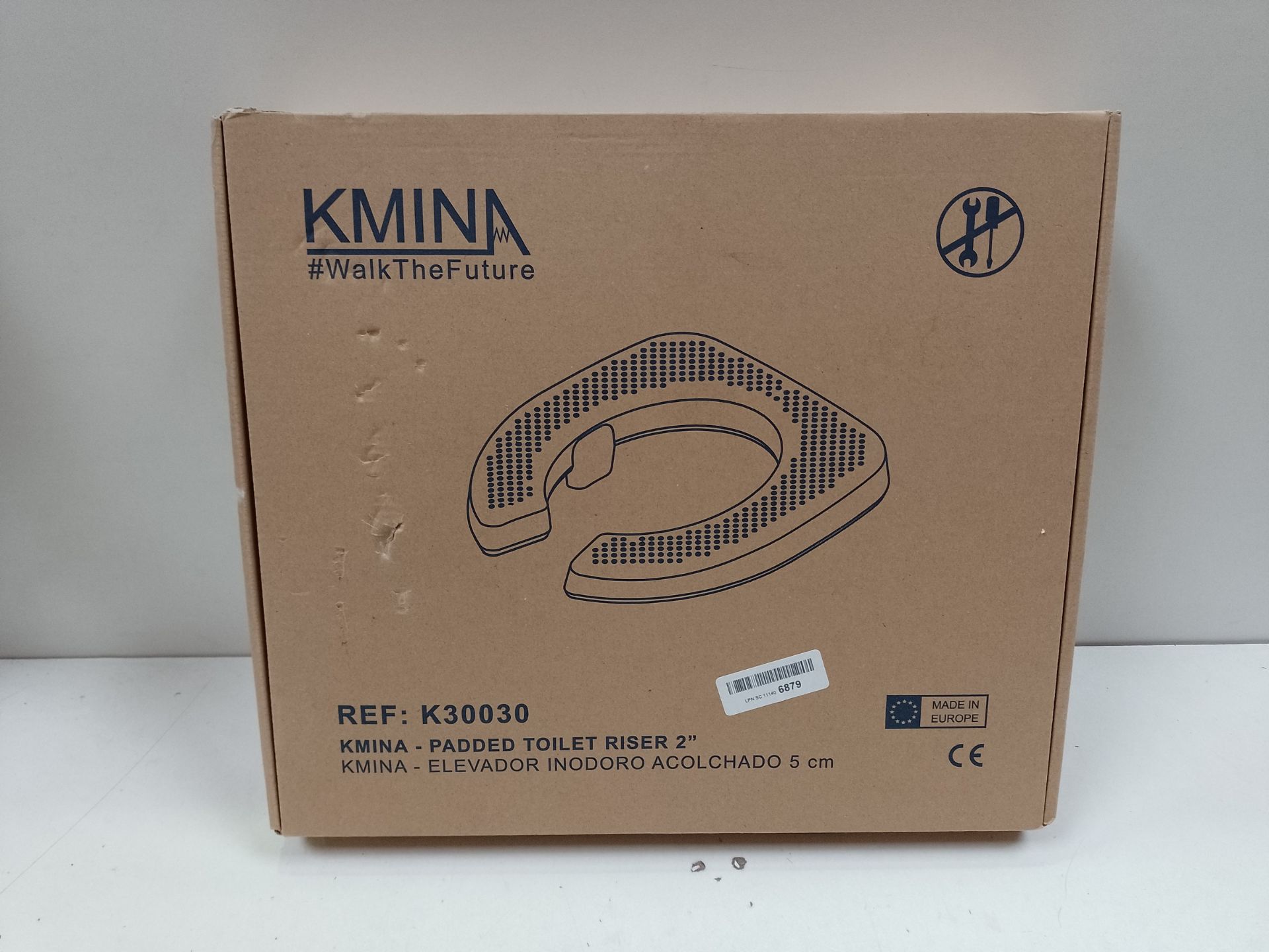 RRP £39.95 KMINA - Soft Raised Toilet Seat 2 Inches - Image 2 of 2