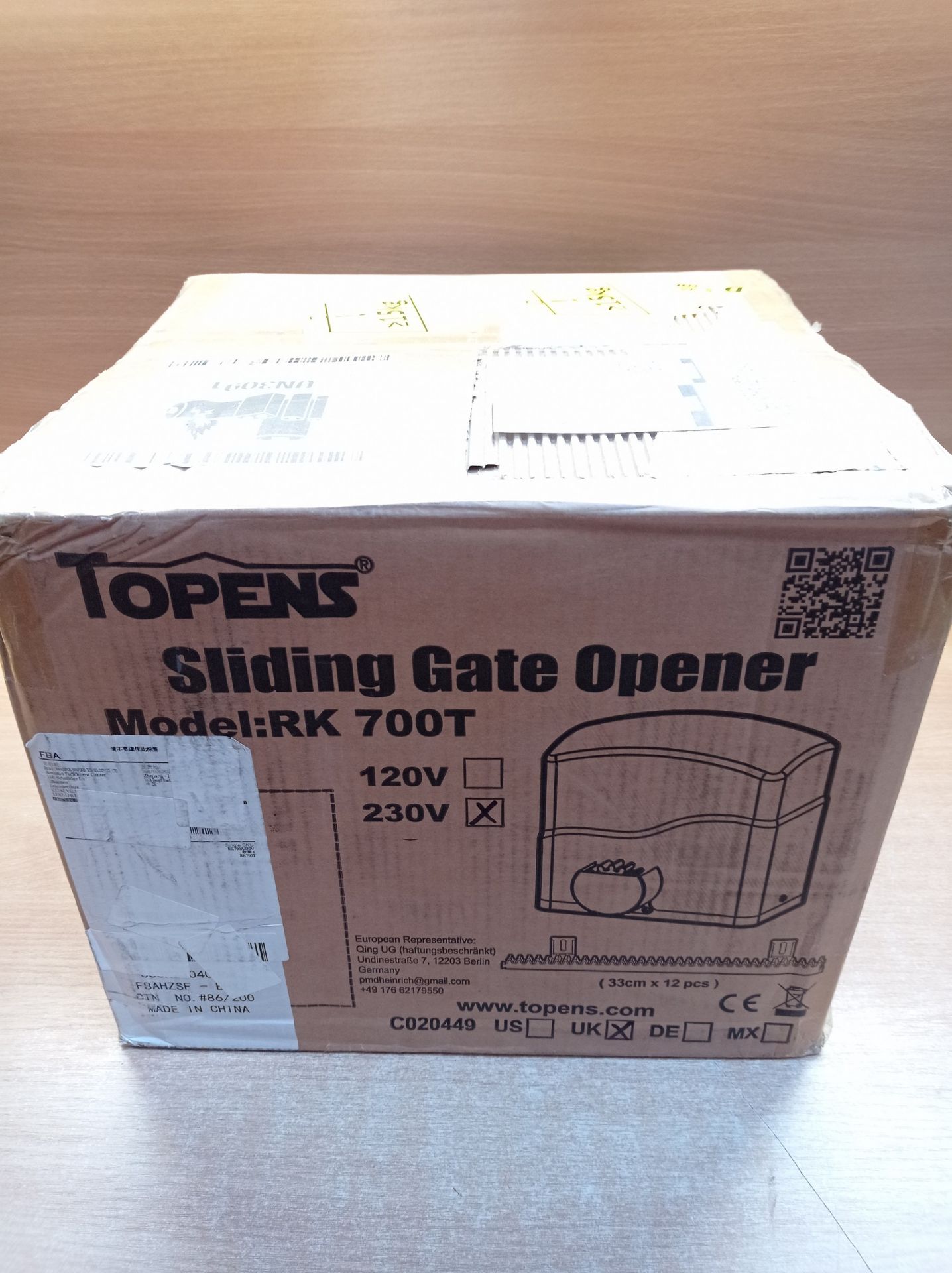 RRP £244.31 TOPENS RK700T Automatic Sliding Gate Opener Rack Drive - Image 2 of 2