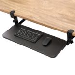 RRP £46.80 AIMEZO Keyboard Tray Under Desk 75x25 cm