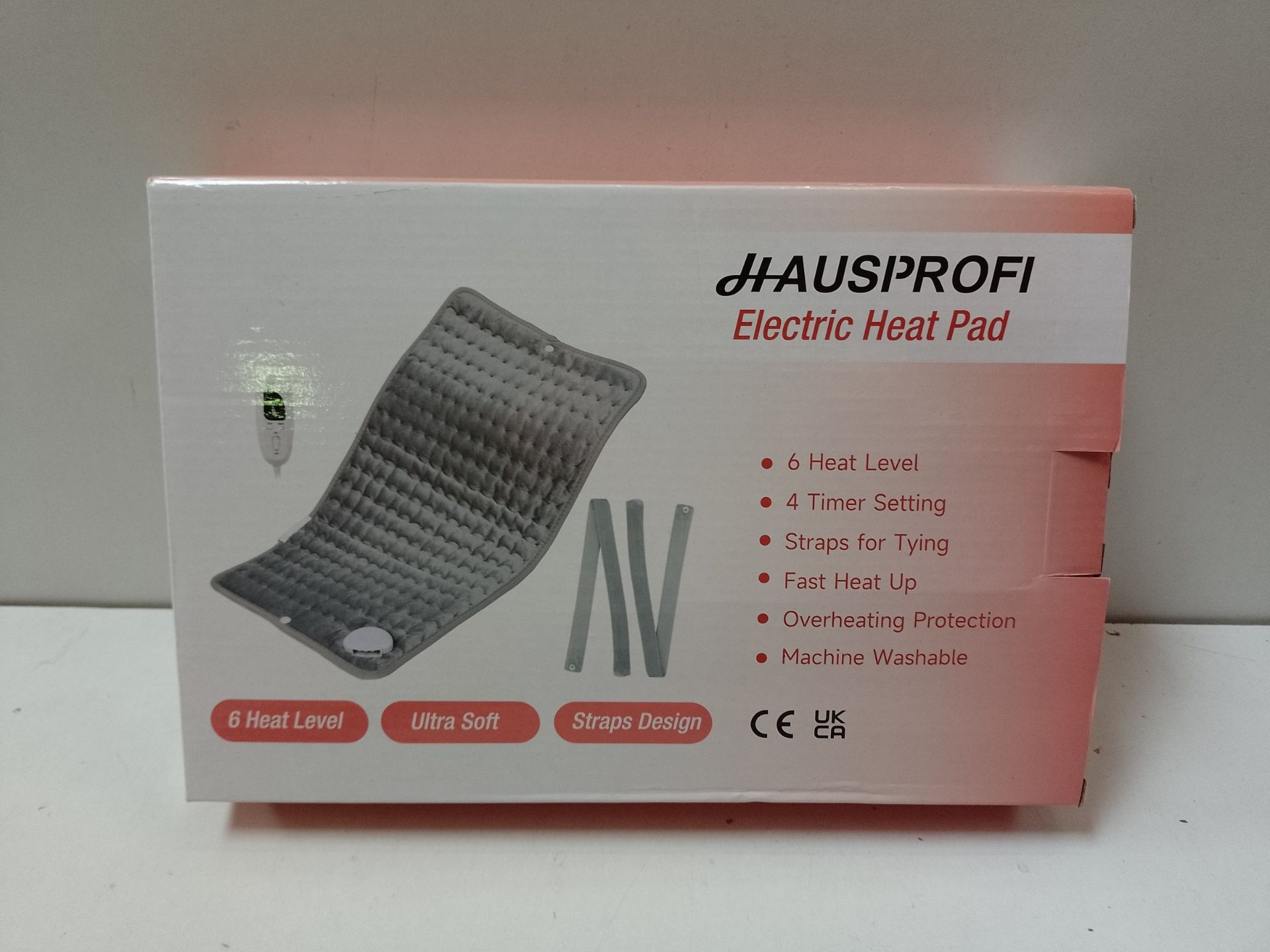 RRP £18.25 HAUSPROFI Electric Heating Pad for Back Pain Relief - Image 2 of 2