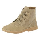 RRP £39.32 Roamers Mens Ghillie Tie Desert Boots Dark Taupe Suede Size 10 UK