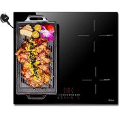 RRP £184.36 Hobsir Plug in Induction Hob 4 Zones Electric Hob 60cm