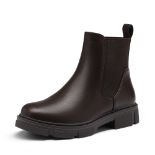 RRP £38.73 DREAM PAIRS Women's Boots Chelsea Boot Ankle Booties,BROWN Size 39 (EUR) / 6 UK