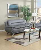 RRP £455.52 7 star Max sofa 3 Seater or 2 Seater in Black and Grey