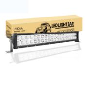 RRP £44.29 PICAA LED Light Bar 22in 120W Dual Rows Spot Flood