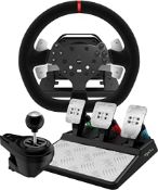 RRP £272.41 PXN V10 Gaming Steering Wheel with Pedals and Shifter