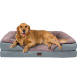 RRP £73.05 ODDPET Orthopedic Dog Bed Memory Foam Pet Bed with