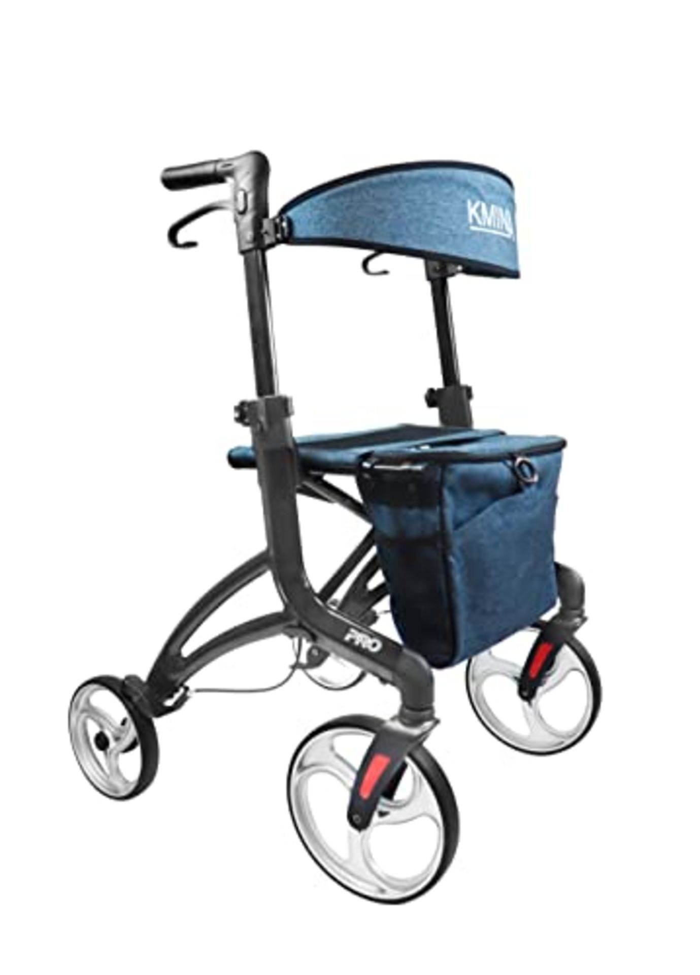 RRP £284.28 KMINA PRO - Rollator for Tall People (User Height 5'9" to 6'6" Approx.)