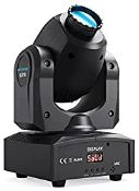 RRP £94.63 BETOPPER 7 GOBO Moving Head 10W LED Stage Lights Beam