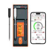 RRP £127.85 ThermoPro Twin TempSpike 150m Truly Wireless Meat Thermometer