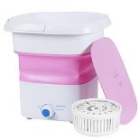 RRP £65.35 BAOSHISHAN Mini Foldable Washing Machine Portable Washing