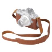RRP £60.39 SMALLRIG Z fc Camera Leather Case with Shoulder Strap