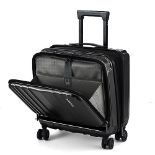 RRP £111.86 16" Carry on Luggage with 2 Laptop Compartments