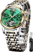 RRP £123.30 OLEVS Automatic Watch for Men Self Winding Mechanical