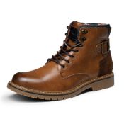 RRP £45.66 Bruno Marc Men's Boots Classic Boots for Men,SBBO2215M-E,Brown,10 UK/45 (EUR)