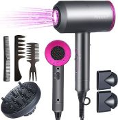 RRP £29.67 Flintronic Hair Dryer with Diffuser & Concentrator