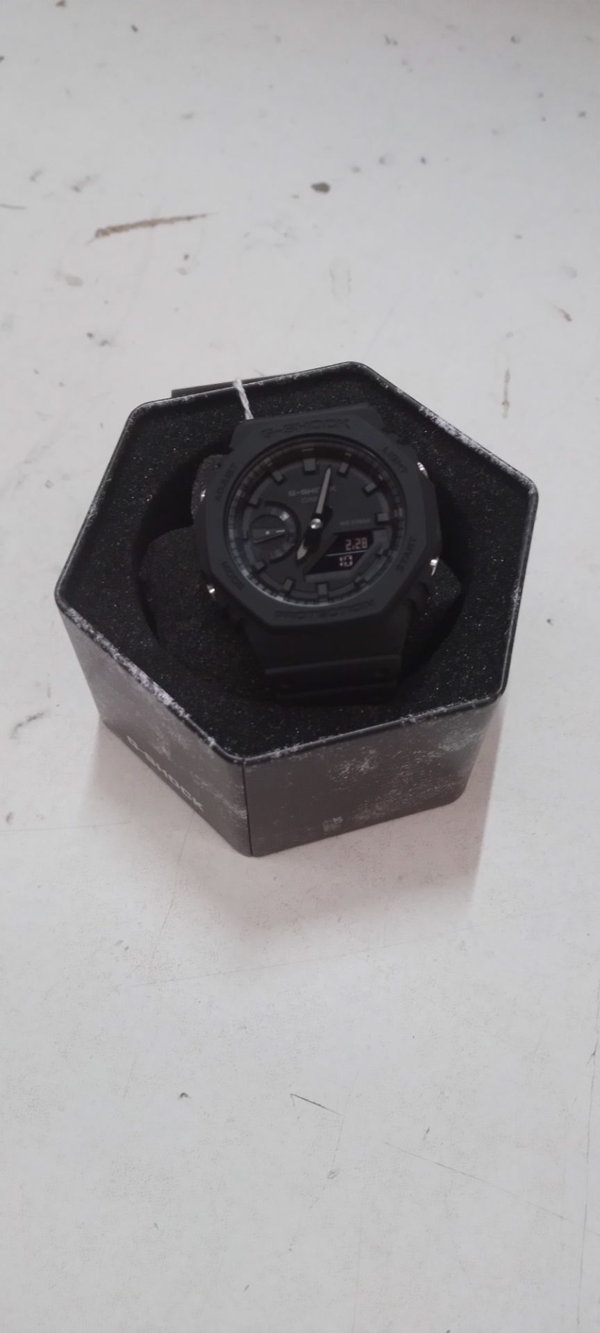 RRP £94.76 Casio Men Analogue-Digital Quartz Watch with Plastic Strap GA-2100-1A1ER - Image 2 of 2
