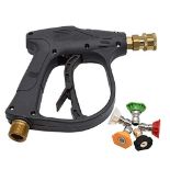 RRP £21.22 StoneBanks High Pressure Washer Gun with 5Pcs Spray Nozzles