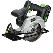 RRP £69.73 GALAX PRO 140mm Cordless Circular Saw 20V with 2 Blades (18T+48T)
