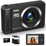 RRP £56.65 Digital Camera 48MP Photo Camera Digital Camera 2.7K