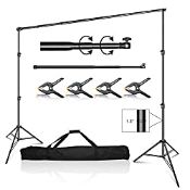 RRP £83.32 EMART Backdrop Stand 3 x 3m/ 10 x 10 ft