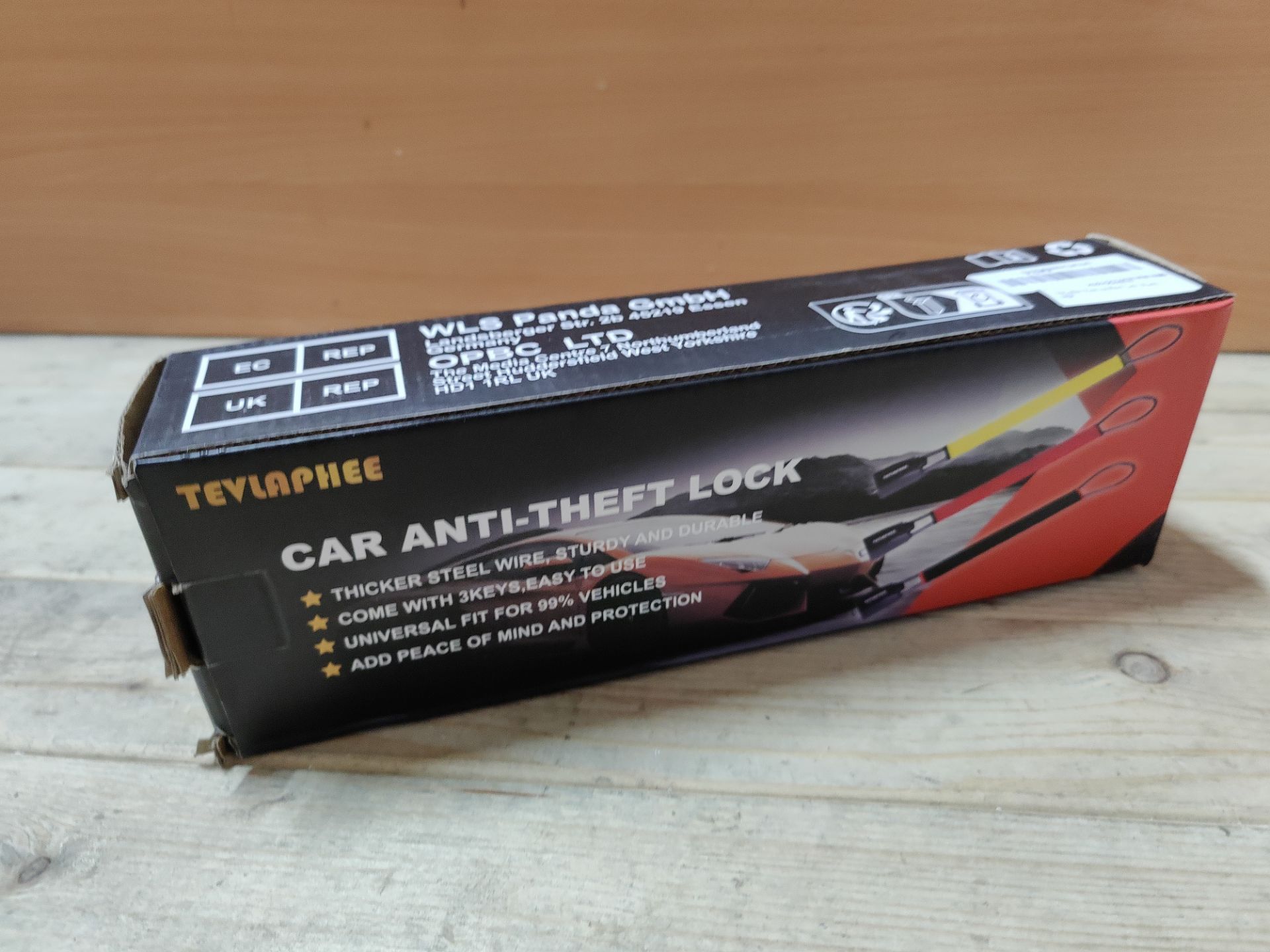 RRP £39.39 Tevlaphee Steering Wheel Lock - Image 2 of 2