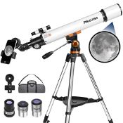 RRP £125.57 MEEZAA Telescopes for Adults Astronomy