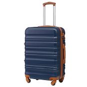 RRP £56.39 COOLIFE Suitcase Trolley Carry On Hand Cabin Luggage