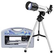 RRP £41.09 Aomekie Telescope for Kids Beginners Portable Refracter