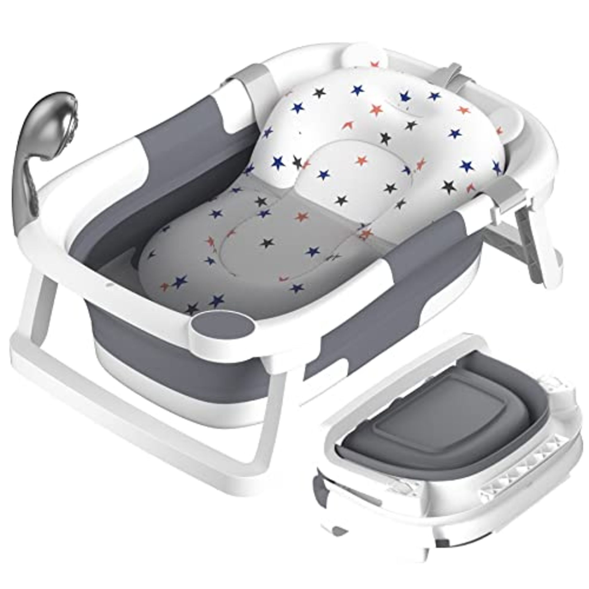 RRP £45.17 Rabb 1st Baby Bathtub Foldable Baby Bath Essentials