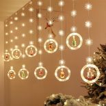 RRP £23.93 BLOOMWIN Christmas Window Decorations Lights