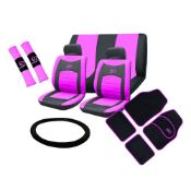 RRP £37.66 Xtremeauto Universal RS Car Front and Rear Seat Cover and Floor Mat Set