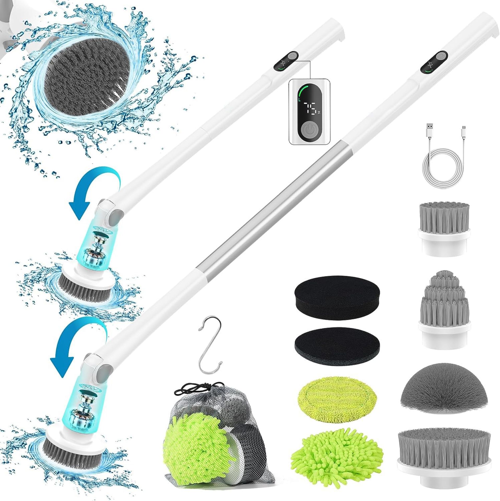 RRP £37.96 Foinwer Electric Spin Scrubber