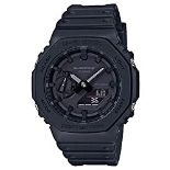 RRP £94.76 Casio Men Analogue-Digital Quartz Watch with Plastic Strap GA-2100-1A1ER