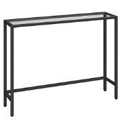 RRP £68.49 HOOBRO Black Console Table