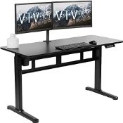 RRP £171.24 VIVO Electric 140 x 60 cm Stand Up Desk