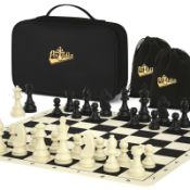 RRP £34.24 Peradix Chess Set | 19.69" Chess Board With Weighted