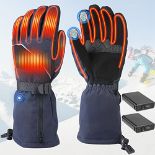 RRP £44.42 True Rechargeable Electric Heated Thermal Gloves w/