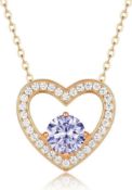 RRP £17.91 LOUISA SECRET Necklaces for Women Love Heart Pendant