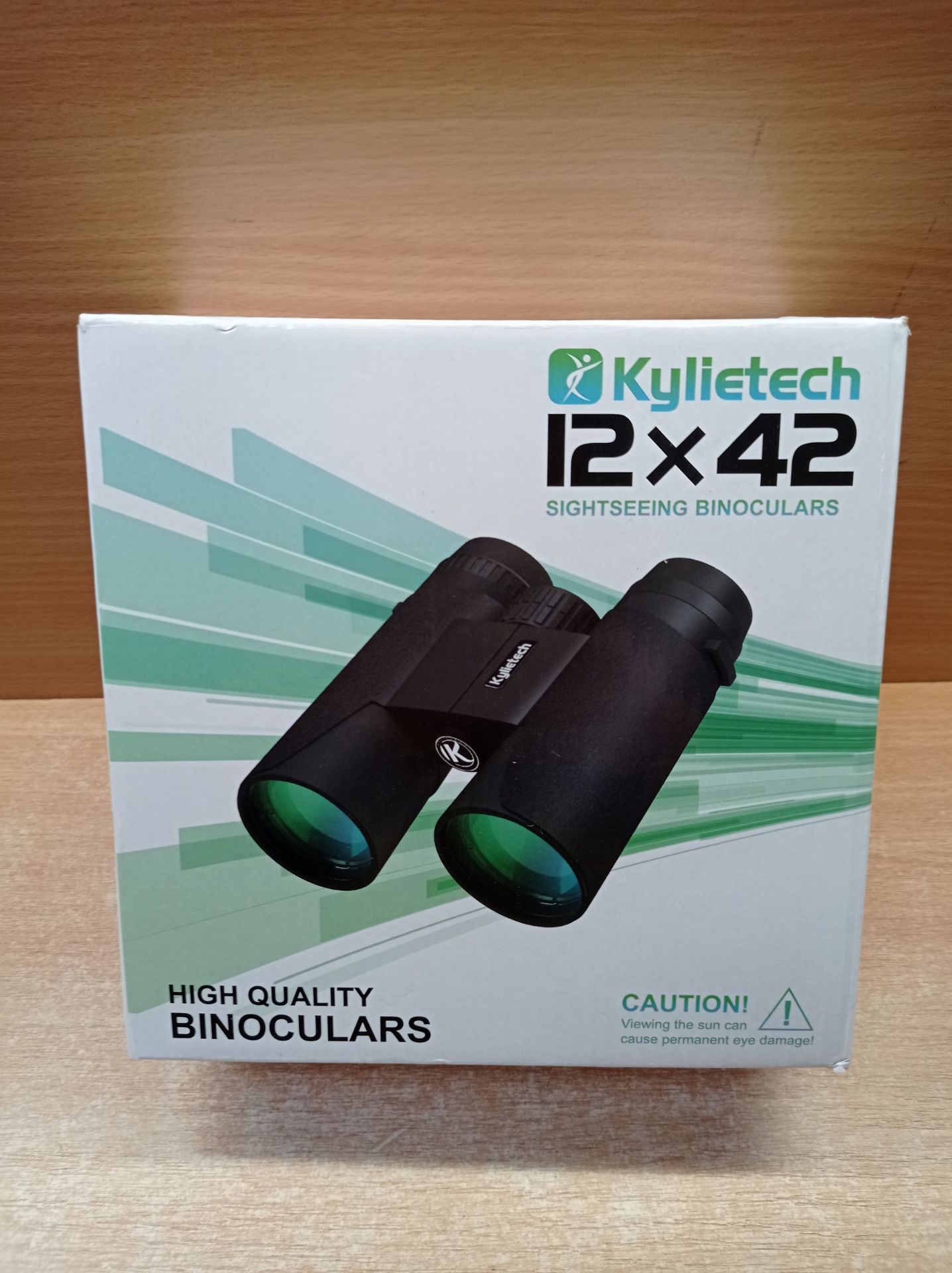 RRP £34.24 Kylietech High Power 12x42 Binoculars for Adults with BAK4 Prism - Image 2 of 2