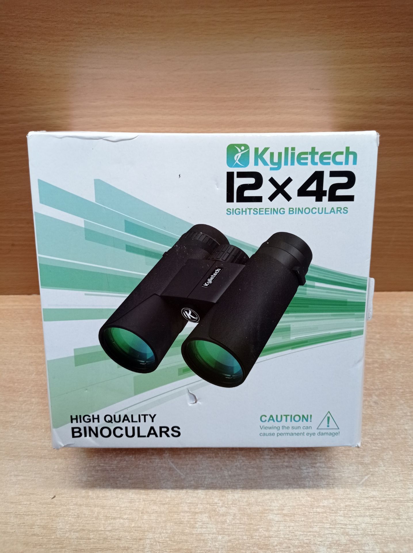 RRP £34.24 Kylietech High Power 12x42 Binoculars for Adults with BAK4 Prism - Image 2 of 2