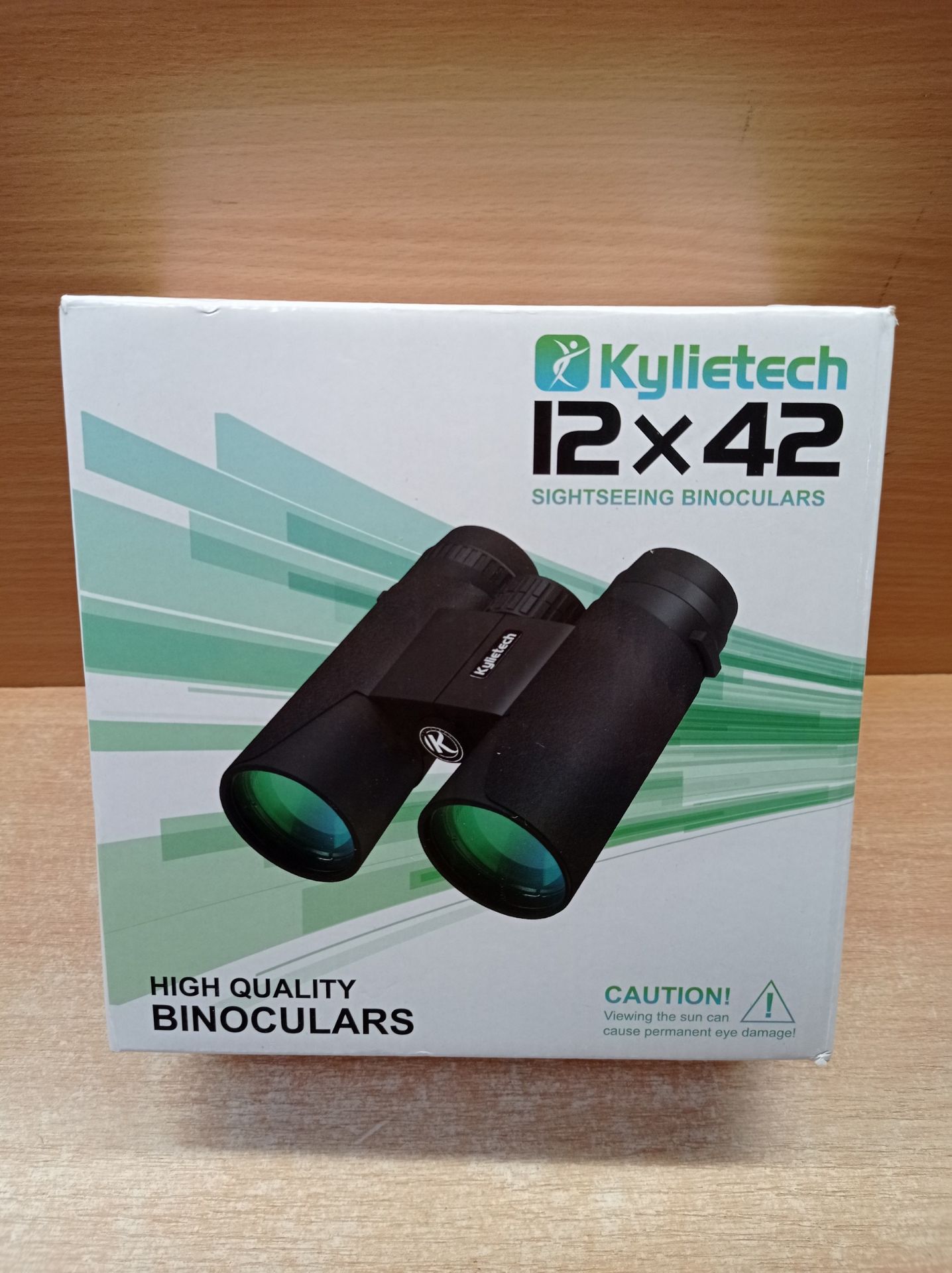 RRP £34.24 Kylietech High Power 12x42 Binoculars for Adults with BAK4 Prism - Image 2 of 2