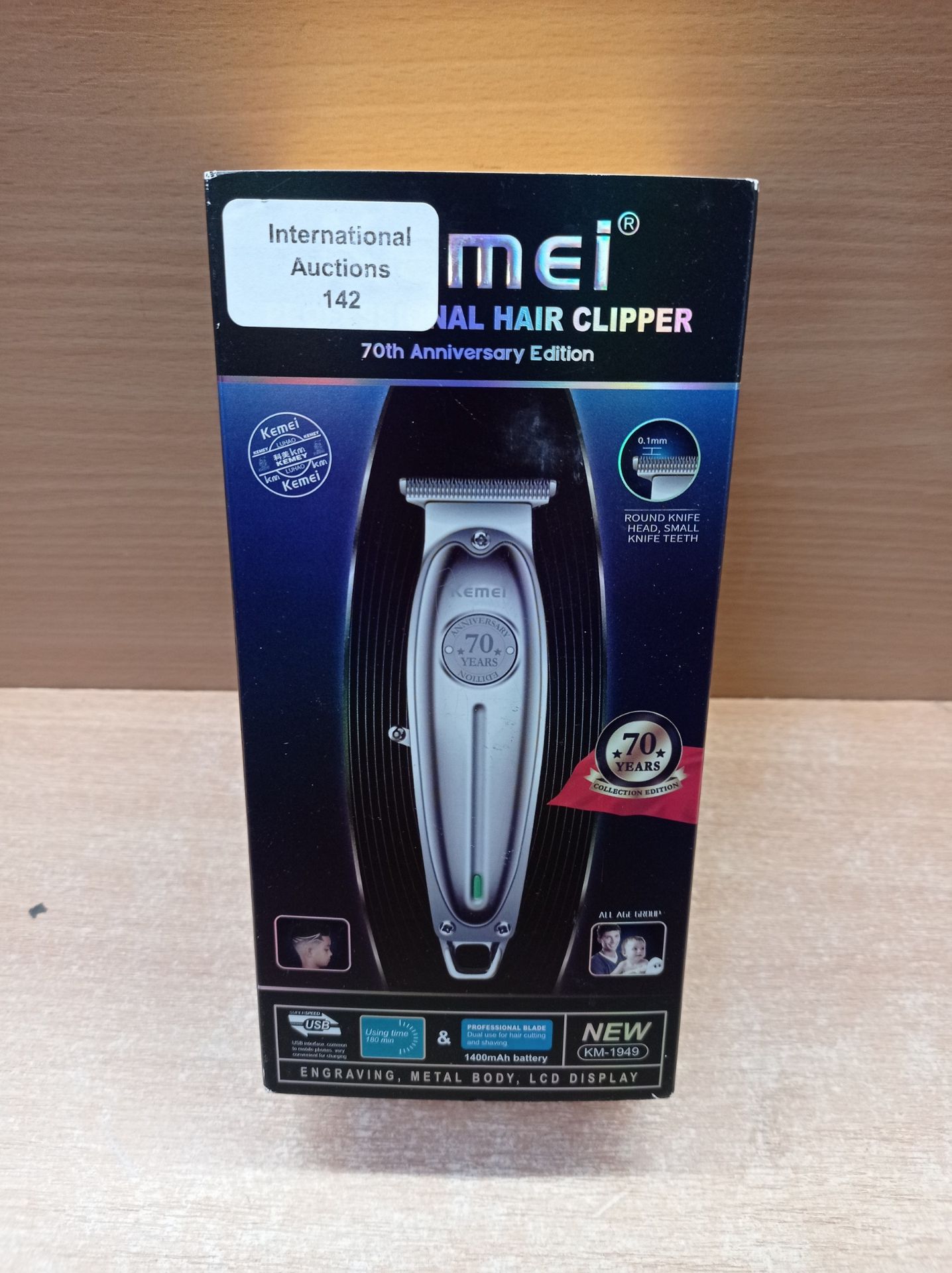 RRP £37.66 Kemei Professional Hair Clippers Beard Trimmer for - Image 2 of 2