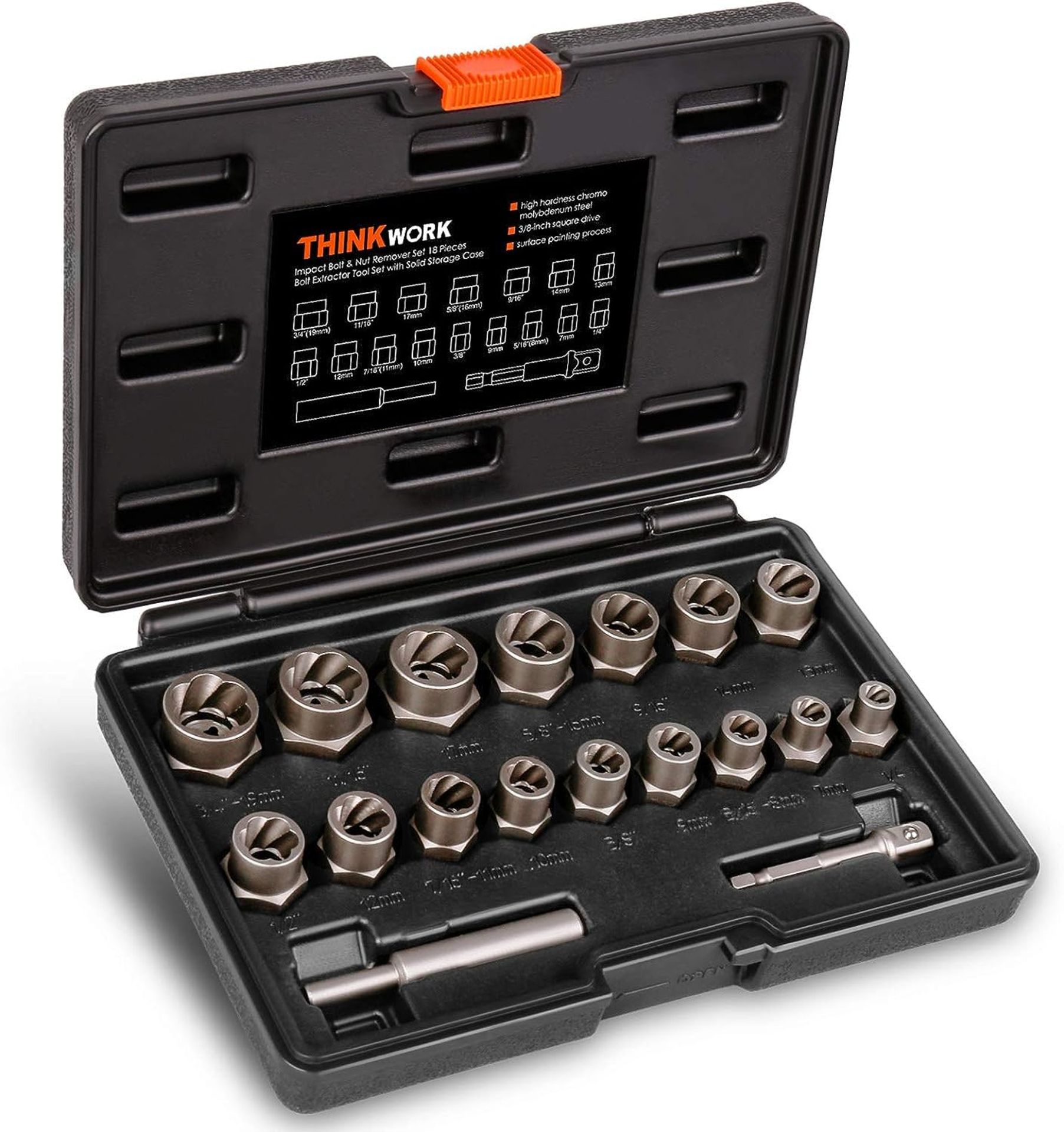 RRP £30.81 THINKWORK Bolt Extractor Set